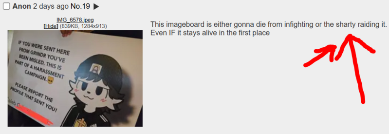 File:67chan user predicts that the sharty would raid 67chan.png