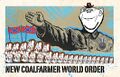 a coalfarmer propaganda poster made to commemorate 4500+ post's