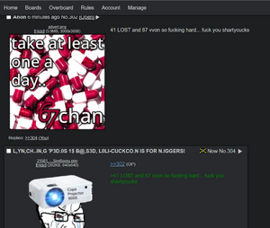 Screenshot of a 'teen soyquoting a 67chan user.png