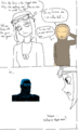 Antiswarthy being the number one soytan hater naturally b_b_ghast and him are enemies, but b_b_ghast usually only makes these types of 'tosses as a reponse to antiswarthy, meanwhile anti makes a lot of grotesque and gore art of 'tan